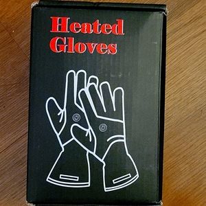 Heated Gloves Battery operate 3 Level Unisex Motorcycle Ski Cycling Large New …